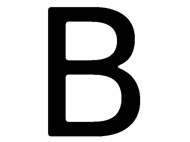 B